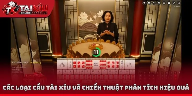 Các loại cầu tài xỉu và chiến thuật phân tích hiệu quả