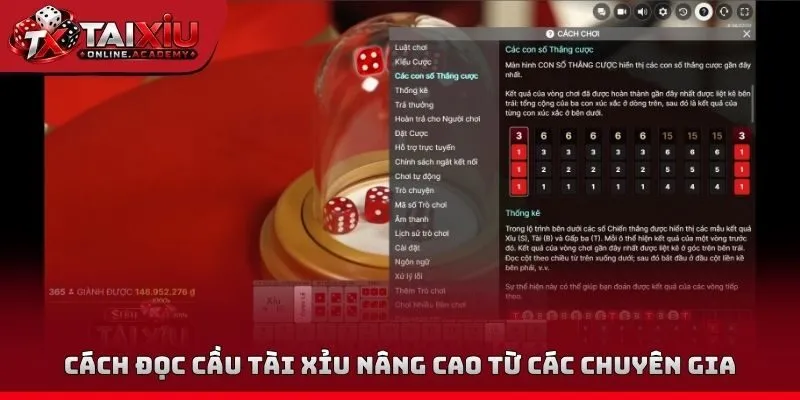 Cách đọc cầu tài xỉu nâng cao từ các chuyên gia