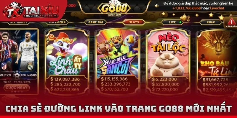 Chia sẻ đường link vào trang Go88 mới nhất