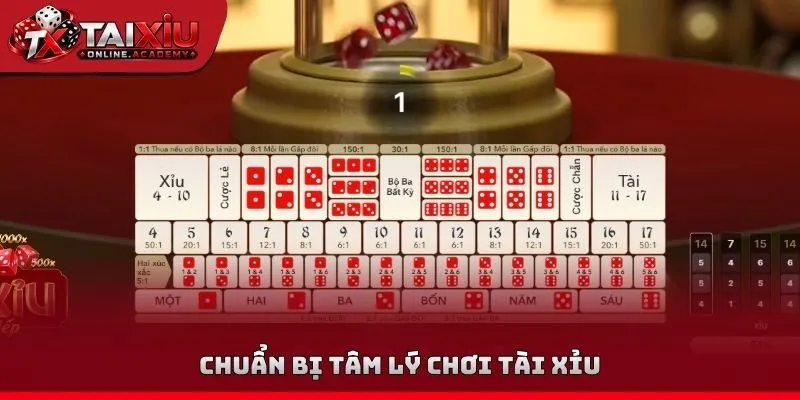 Chuẩn bị tâm lý chơi tài xỉu