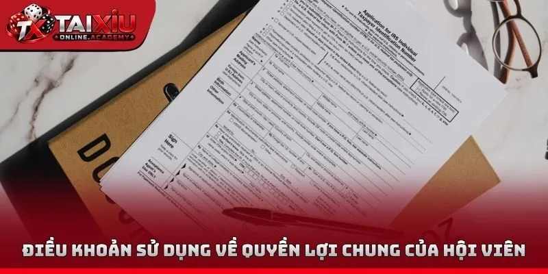 Điều khoản sử dụng về quyền lợi chung của hội viên