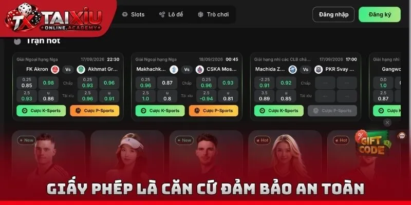 Giấy phép là căn cứ đảm bảo an toàn