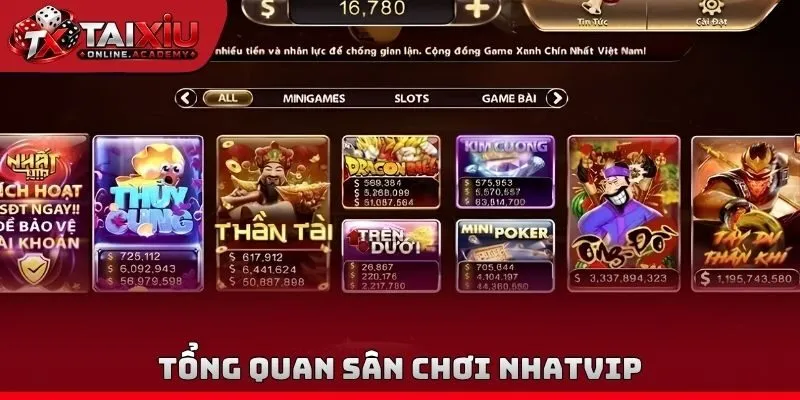 Tổng quan sân chơi nhatvip